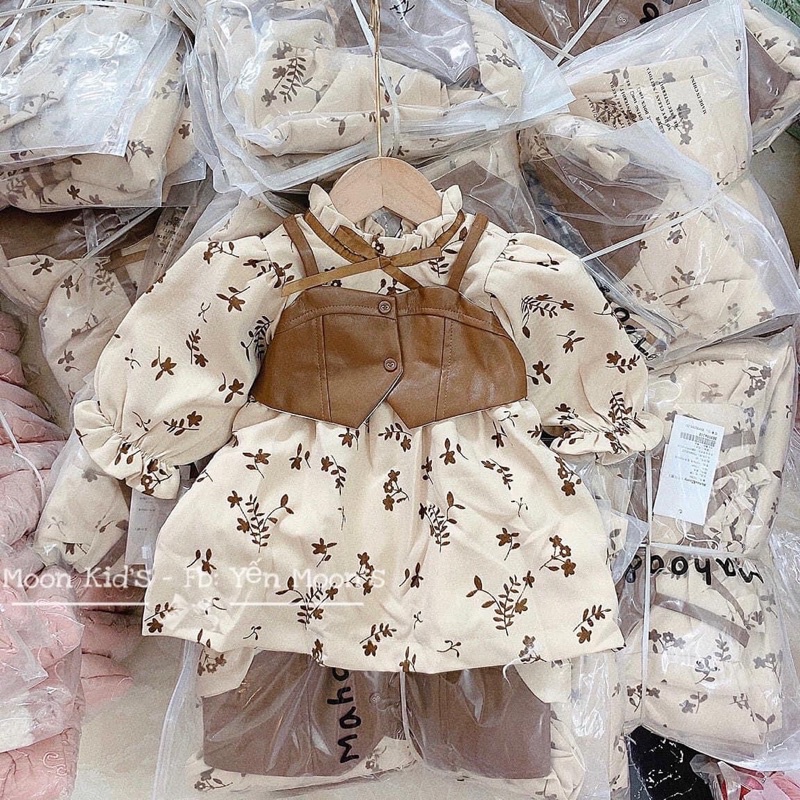 SÉT VÁY HOA NHÍ XINH CHO BÉ