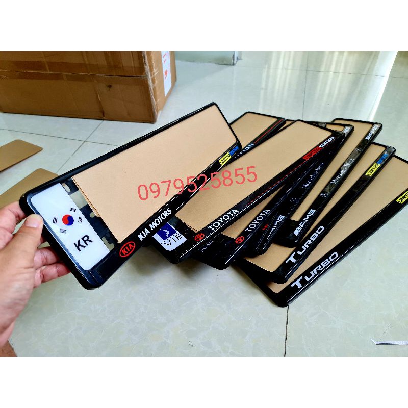 khung biển số đúng chuẩn châu âu - EU ( nhựa abs )