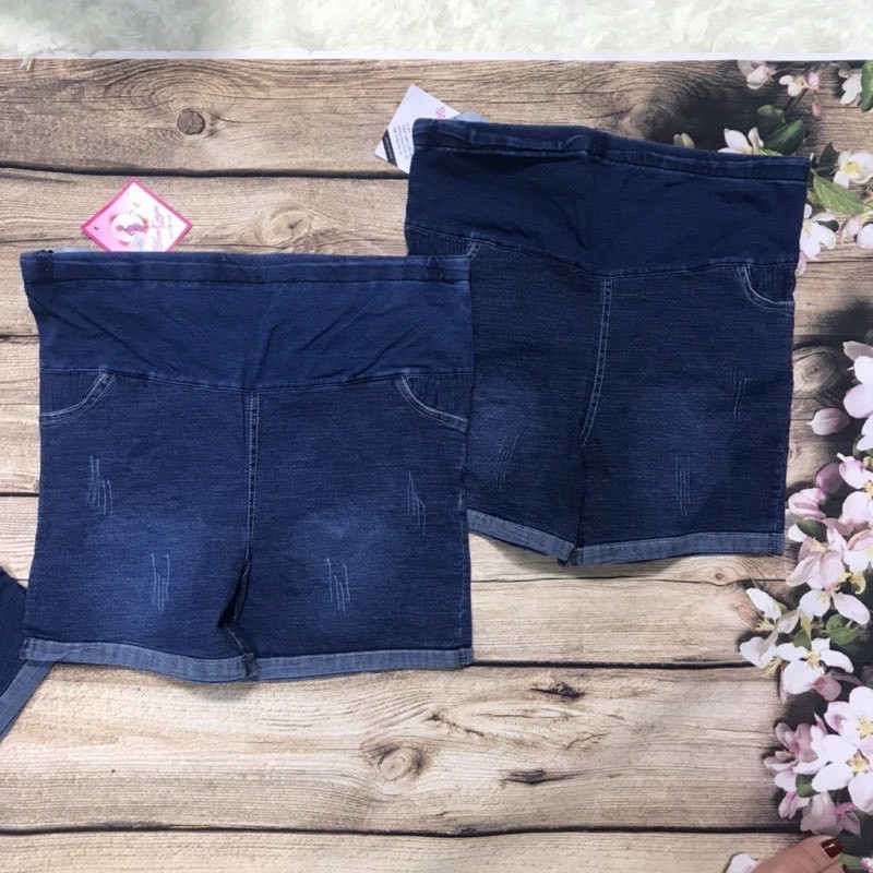 QUẦN BẦU SOOC JEAN THẬT mềm mịn co giãn tốt SB3079