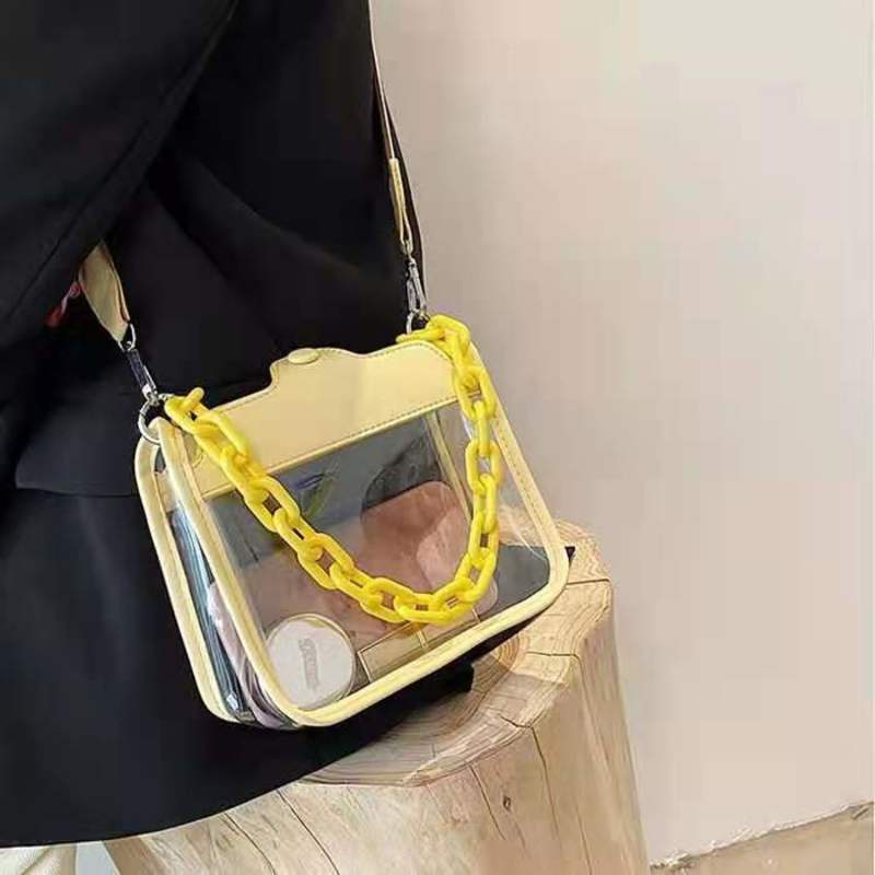 Túi Đeo Chéo Trong Suốt Phong Cách Hàn Quốc Thời Trang Mùa Hè Dễ Phối Đồ