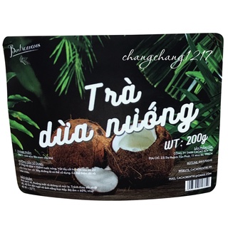 Trà Dừa Nướng Gói 200gr
