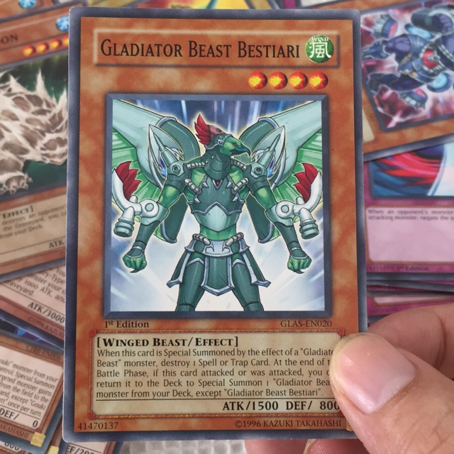 [Thẻ bài yugioh] Gladiator Beast Bestiari- GLAS-EN020