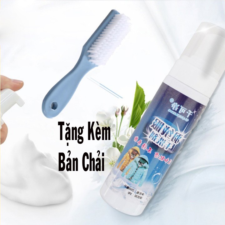 Xịt tẩy Khô 200ML sử dụng tiện nghi dễ dàng mang theo người khi đi chơi, đi dự tiệc...