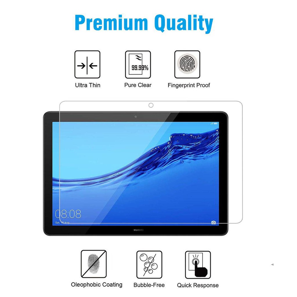 Miếng Dán Cường Lực Cho Máy Tính Bảng Huawei Mediapad M5 Lite 10.1 10.8 M6 M6 Turbo 8.4 T1 T3 7.0 8.0 9.6 T5 10.1 T8 T10 M2 M3 8.0 8.4 10.1 Matepad Pro 5g 10.4 10.8 Honor Pad 6 X6 Pad 5