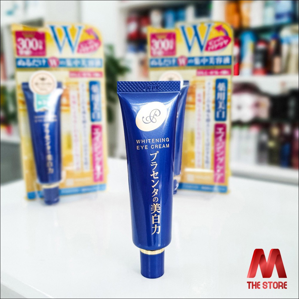 Kem mắt giảm thâm, làm mờ vết nhăn Meishoku Whitening Eye Cream 30g