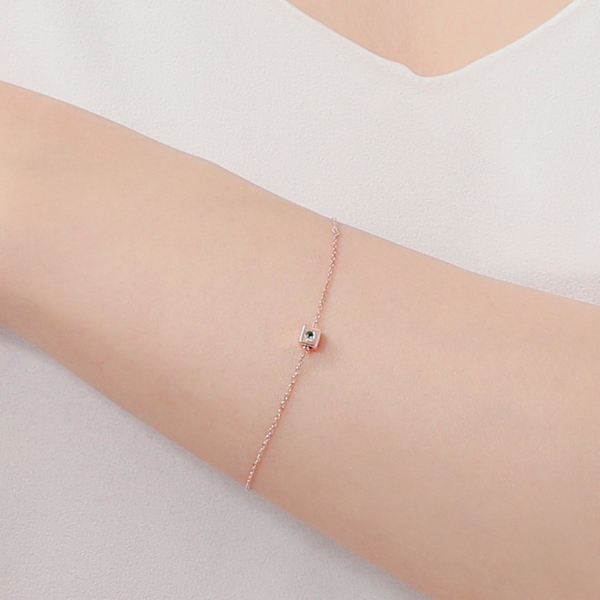 Lắc bạc 3D khắc tên theo yêu cầu Gix Jewel
