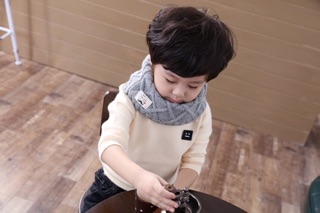 Khăn len ống cho bé trai, bé gái