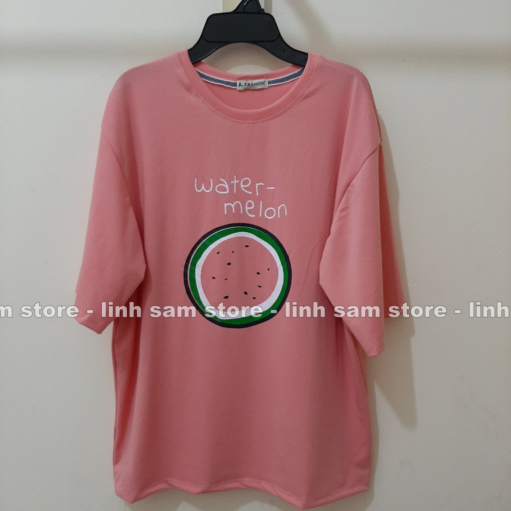 Áo thun tay lỡ nữ SAM CLO phông form rộng freesize dáng Unisex mặc cặp, nhóm, lớp in hình trái cây | BigBuy360 - bigbuy360.vn
