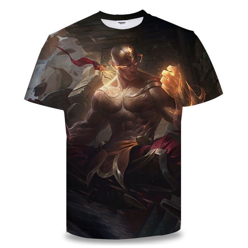 Áo Thun Thể Thao Tay Ngắn In Hình Game Liên Minh Huyền Thoại Thời Trang Xuân Hè Cho Nam