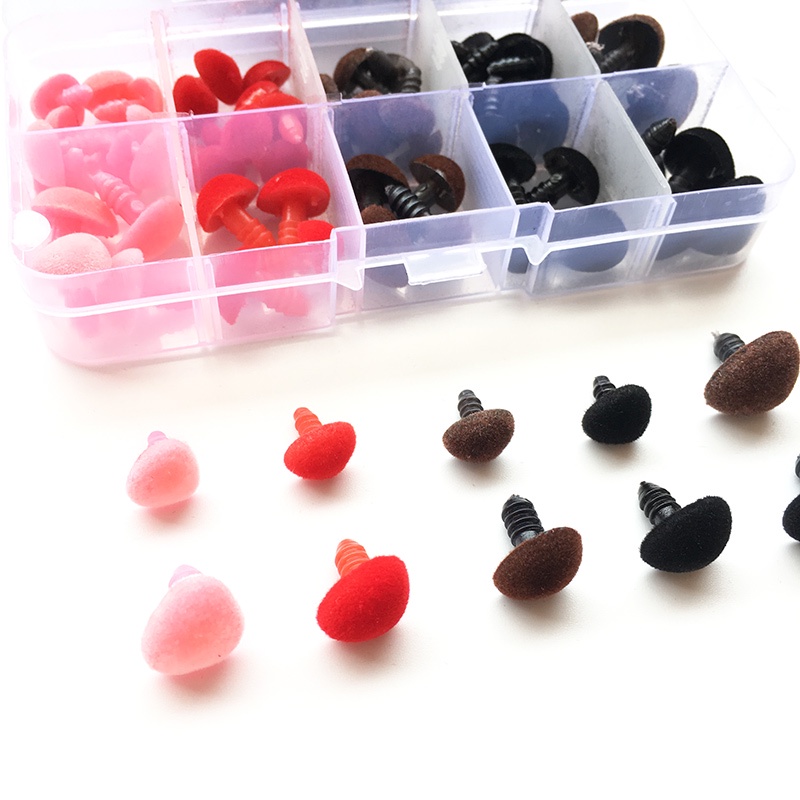 Set 70 Đồ Chơi Búp Bê Nhồi Bông Hình Tam Giác Nhiều Màu Sắc/Đỏ/Đen/Nâu Hình Tam Giác