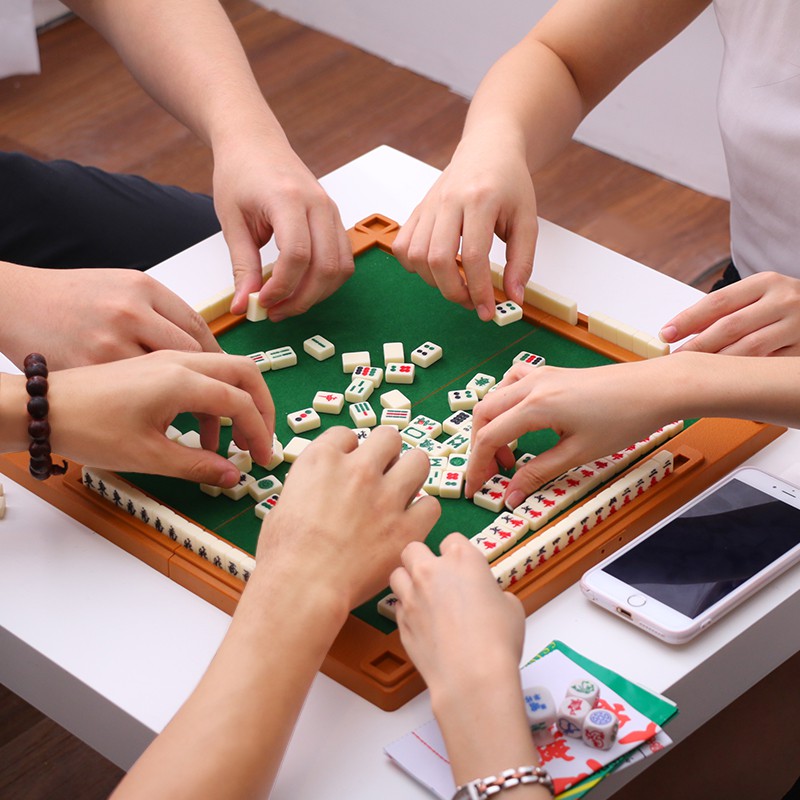 Bộ 144 Khối Trò Chơi Mah-Jong Trung Quốc