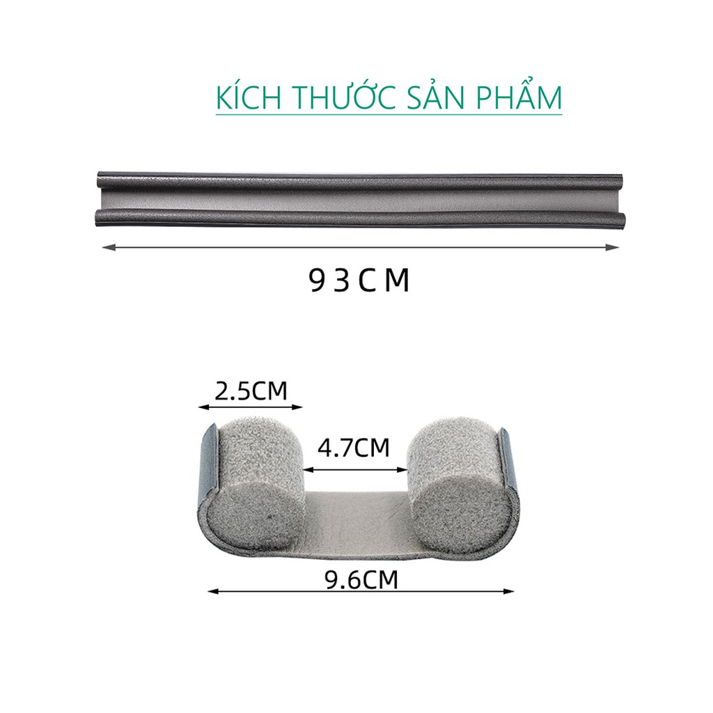 Thanh Nẹp Xốp Chặn Khe Cửa Chống Ồn, Côn Trùng, Thoát Hơi Máy Lạnh 93cm