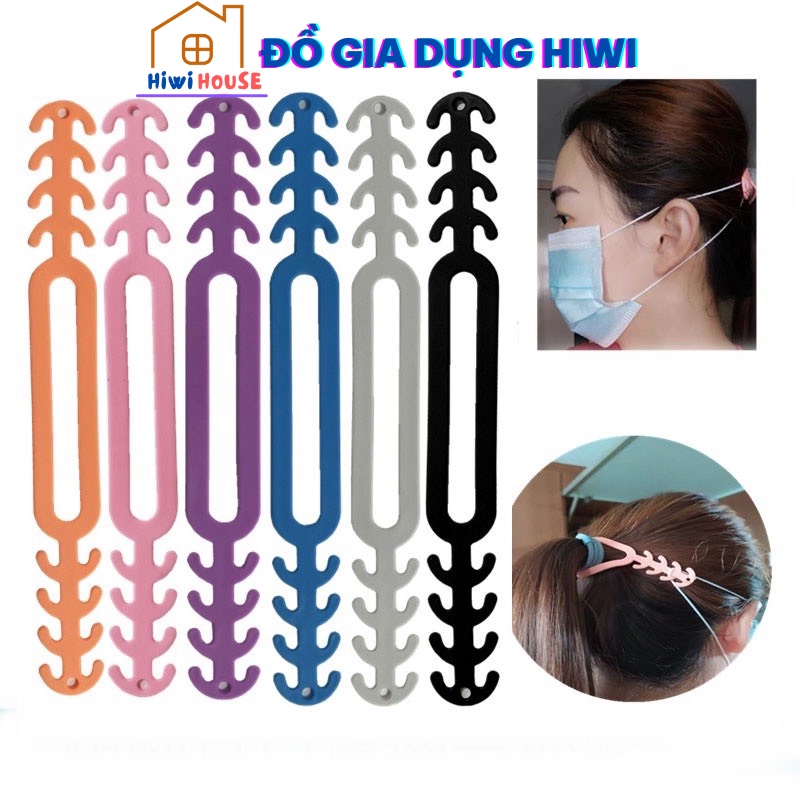 ❤️FREE SHIP❤️ Dây Đeo Khẩu Trang Chống Đau Tai - Quai Gài Khẩu Trang - Silicone Mềm Không Hằn Da