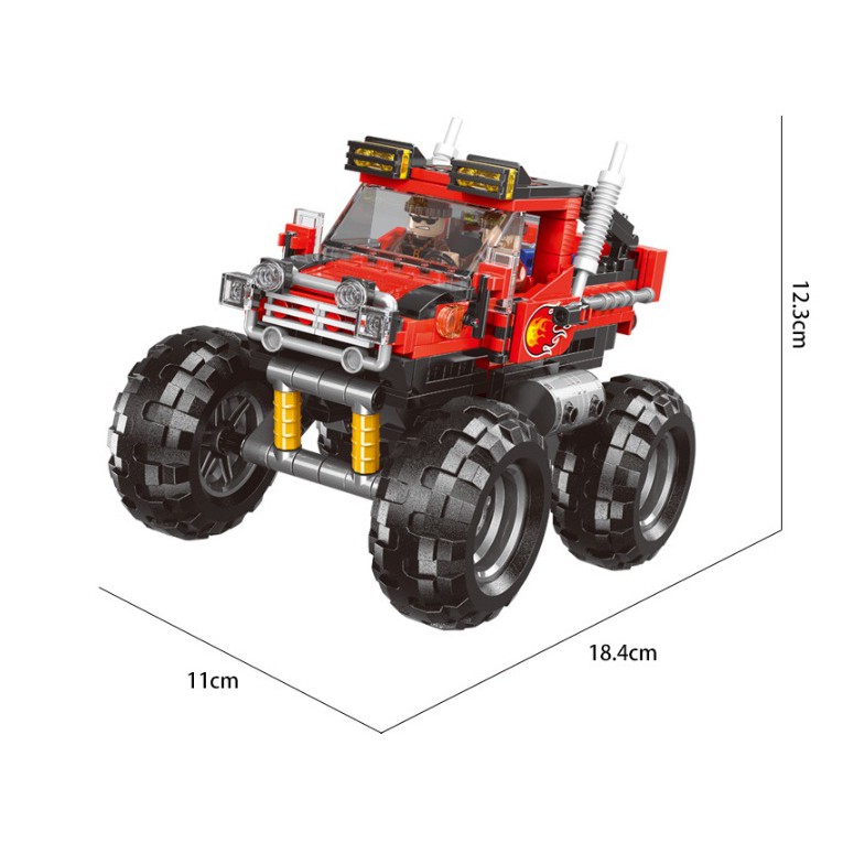 Bộ Xếp Hình Siêu Xe Oto Địa Hình Offroad - XINGBAO 03025