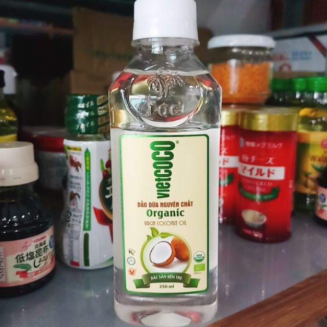 Dầu dừa hữu cơ Vietcoco 250ml
