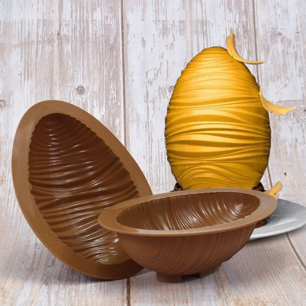 Set 2 Khuôn Silicon Mềm Làm Bánh Trứng Phục Sinh