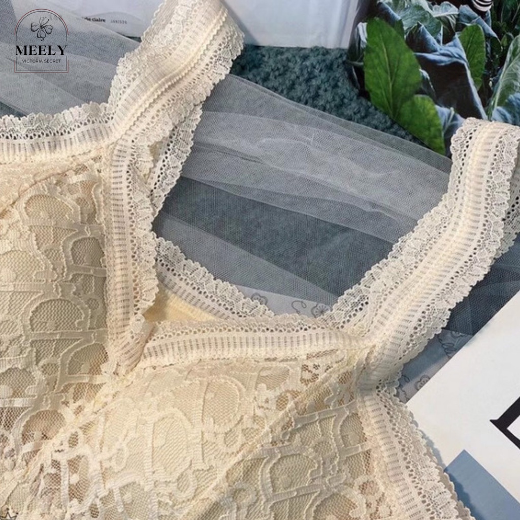 Áo Bra Lót Lông Dáng Dài Xuất Hàn Nữ, Áo Mặc Trong Vest Siêu Sexy, Áo 2 Dây Có Đệm Mút Nâng Ngực Freesize 45-60kg | BigBuy360 - bigbuy360.vn