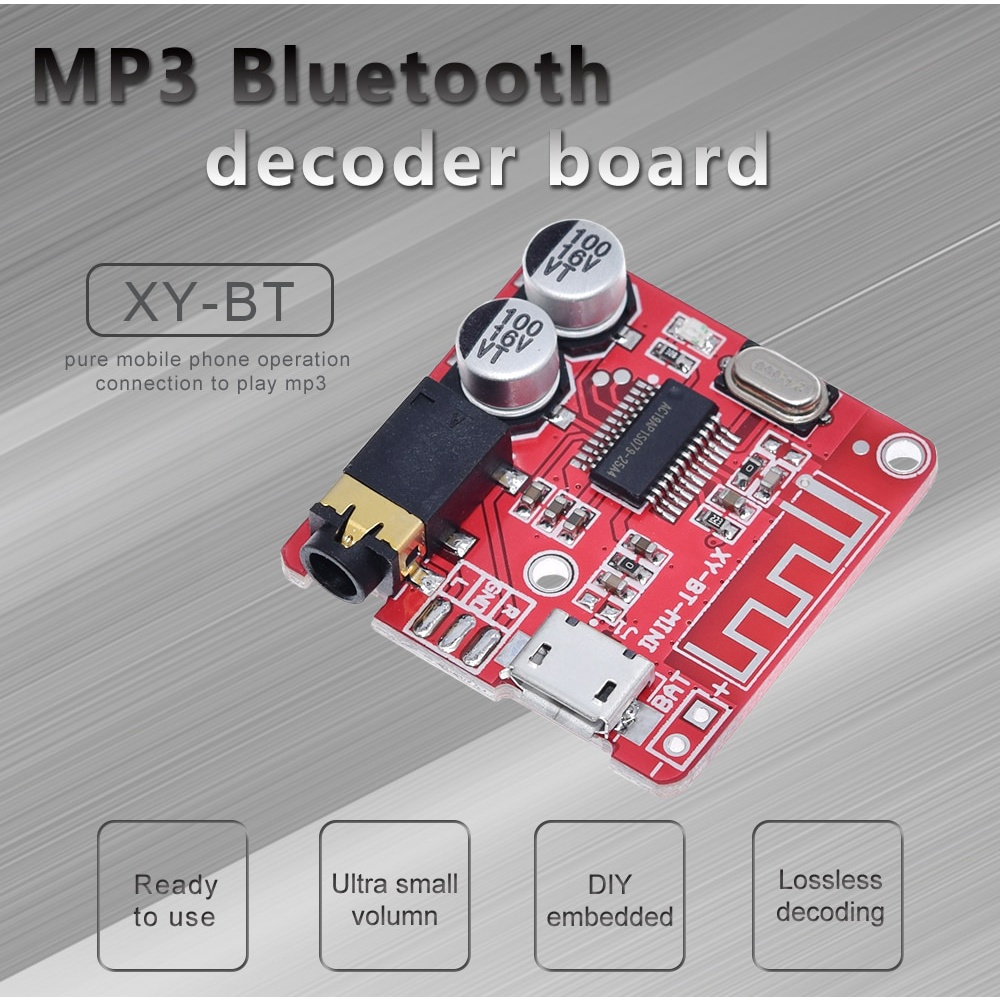 Bảng Mạch Khuếch Đại Âm Thanh Bluetooth 5.0 Mp3 Không Dây Chuyên Dụng