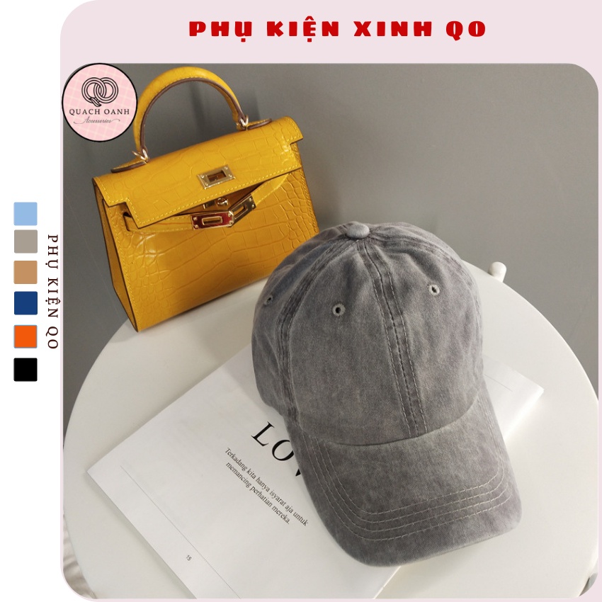 Mũ lưỡi trai bóng chày vải kaki bò cá tính CAP41