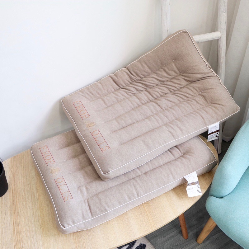 Gối Massage Cao Cấp Ruột Gối Cotton Mềm Kê Cổ Gối Đầu Nằm Ngủ Ngon Chuẩn Khách Sạn Năm Sao 50x70 (1 đôi)