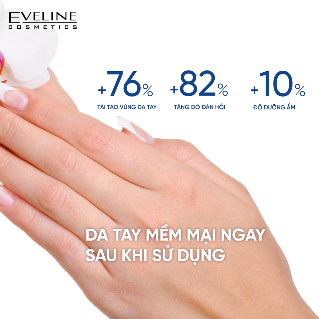 Kem dưỡng da tay Eveline Cosmetics Extra Soft Sos Regenerating làm mềm mịn da tức thì, không nhờn dính, ngăn khô nứt da