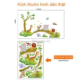 Decal vườn thú A136