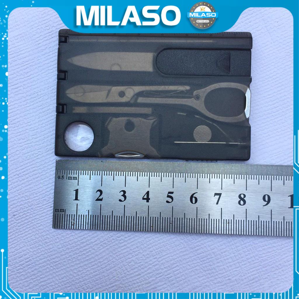 Bộ Dụng Cụ Đa Năng Bỏ Túi 13 Món Trong 1 MILASO Bộ Dụng Cụ Sửa Chữa Nhỏ Gọn Như Thẻ ATM HG-001119