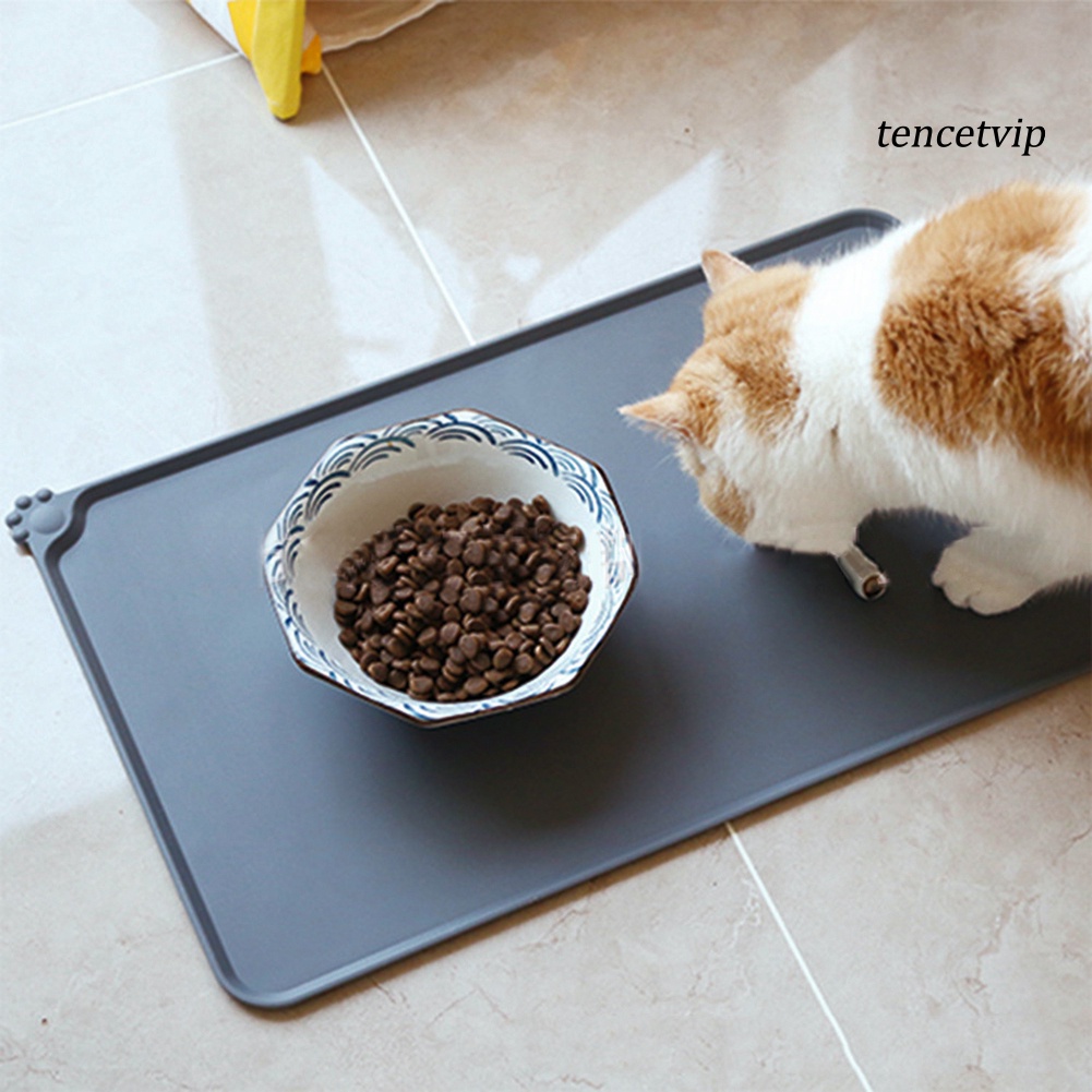 Thảm Silicone Lót Bát Đựng Thức Ăn/Nước Uống Cho Thú Cưng