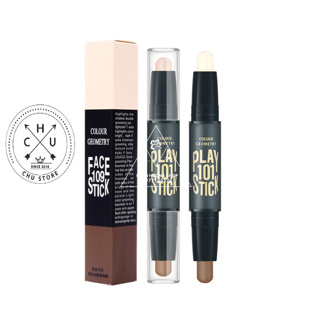 (Rẻ Vô Địch) Bút Tạo Khối Và Che Khuyết Điểm 2 Đầu Lameila Contour & Hi-light Stick – Chustore TK3 | BigBuy360 - bigbuy360.vn