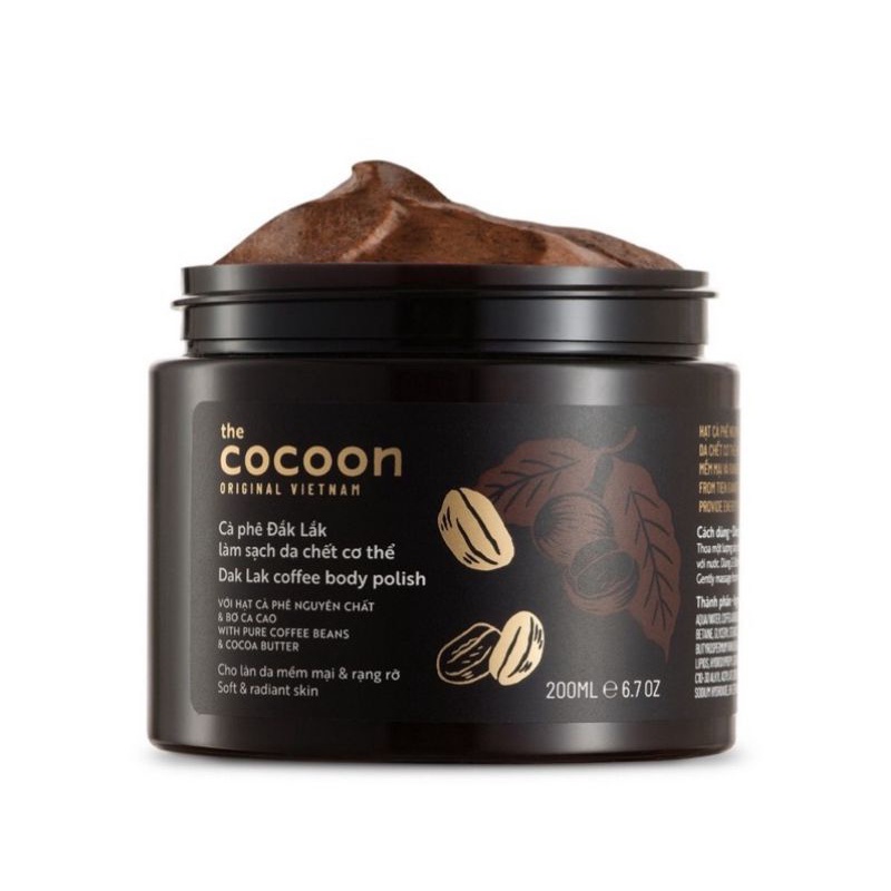 Tẩy Da Chết Cà Phê Đắk Lắk Cocoon [COCOLUX]