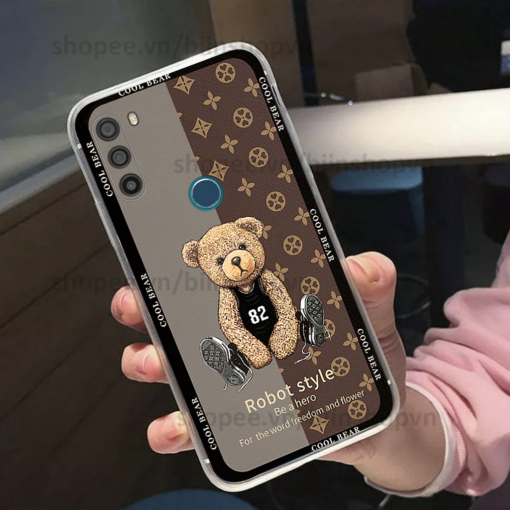 Ốp Vsmart Active 3 hình gấu bear brick đẹp độc lạ, thời trang, cá tính