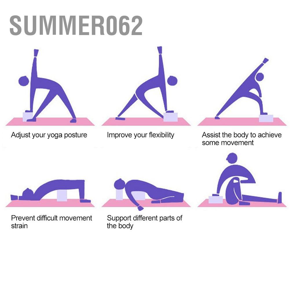 Summer062 5pcs / set Yoga Block Stretch Belt Latex Towel Resistance Loop Ball Fitness Set