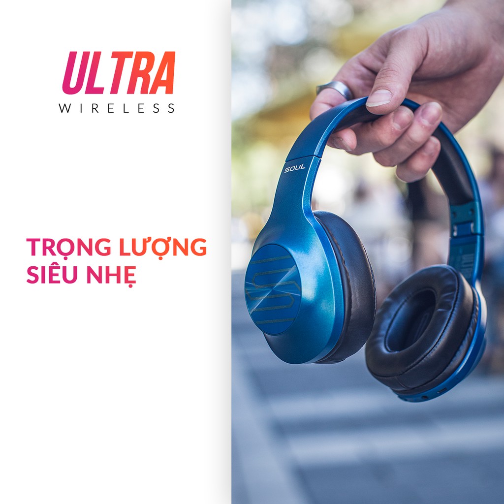 Tai Nghe Bluetooth Headphone Soul Ultra Wireless Dynamic Bass, Bluetooth 5.0, Nghe Đến 36 giờ - Hàng Chính Hãng | WebRaoVat - webraovat.net.vn