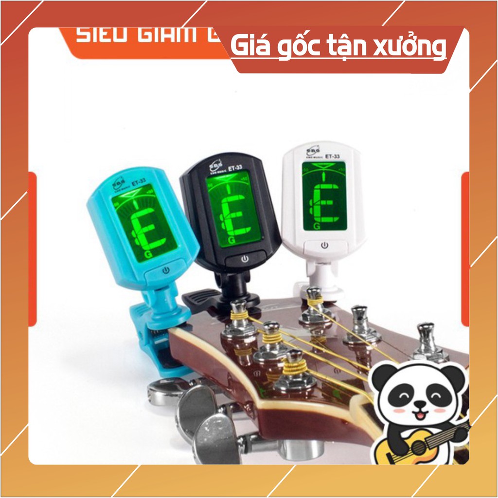 Tuner Máy Lên Dây Đàn Guitar | Máy Chỉnh Dây Đàn Guitar Tuner ET-33 | Máy Tuner Dùng Cho Guitar Ukulele Bass Violin