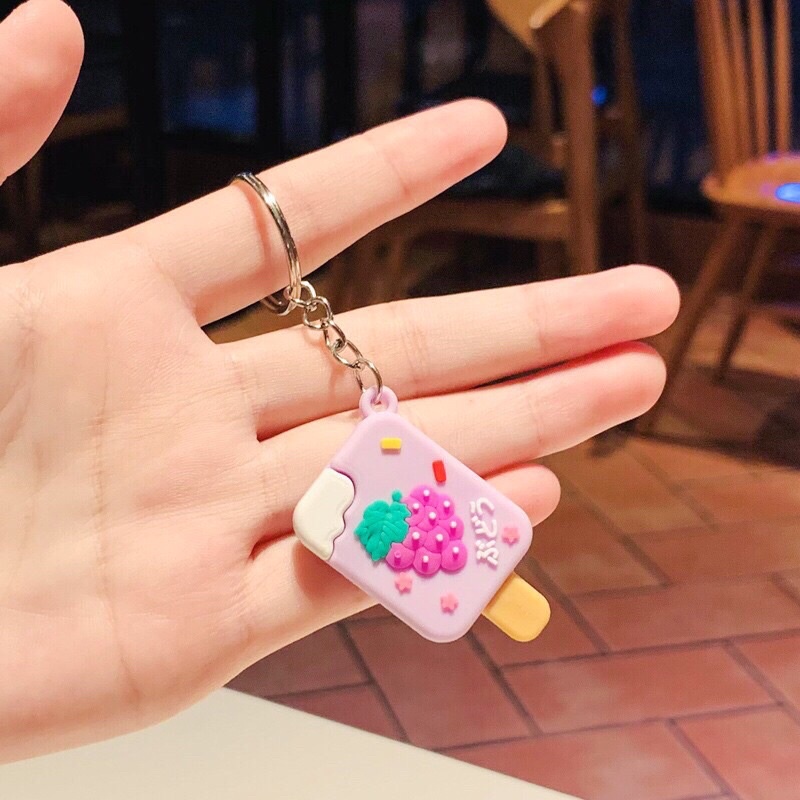 Móc khoá QUE KEM cute