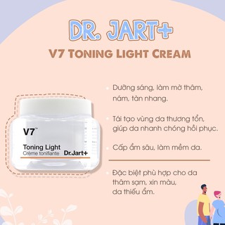 KEM DƯỠNG TRẮNG DA V7 TONING LIGHT 50ml