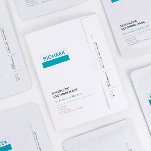 Mặt nạ làm mềm và cấp ẩm cho da Biomeek Sensimetic Soothing Mask 28g