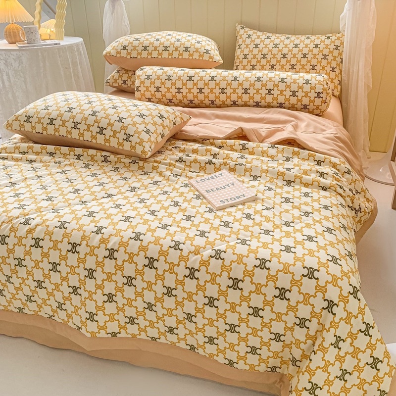 Bộ sét 5 món cotton đũi chăn trần nhập khẩu cực kì mềm mịn thoáng mát,sét 5 món cotton đũi chăn trần mềm mịn thoáng mát