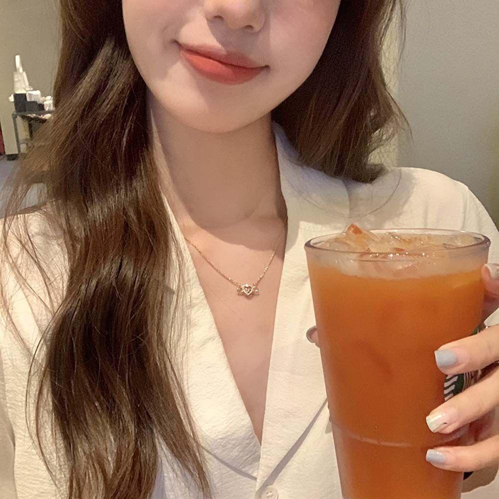 Mxgoods Dây Chuyền Mặt Hình Học Đơn Giản|Vòng Cổ Choker Hình Thiên Thần Nhỏ Cổ Điển Cho Nữ