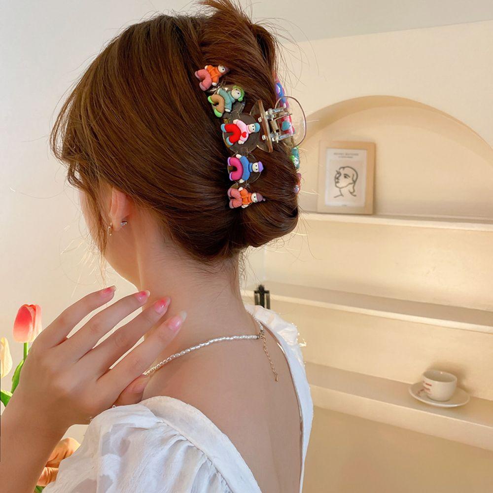 Kẹp Tóc Móng Vuốt Hình Cá Mập Dễ Thương Cho Nữ