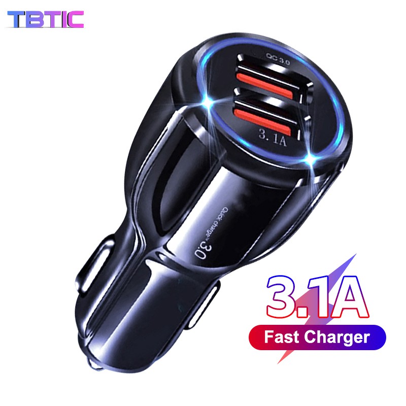 Ổ Cắm Sạc Nhanh TBTIC 18W 3.1A Cho iPhone 12 Pro Max 11 6 7 8 Plus Xs Max Xr/Máy Tính Bảng Trên Xe Hơi