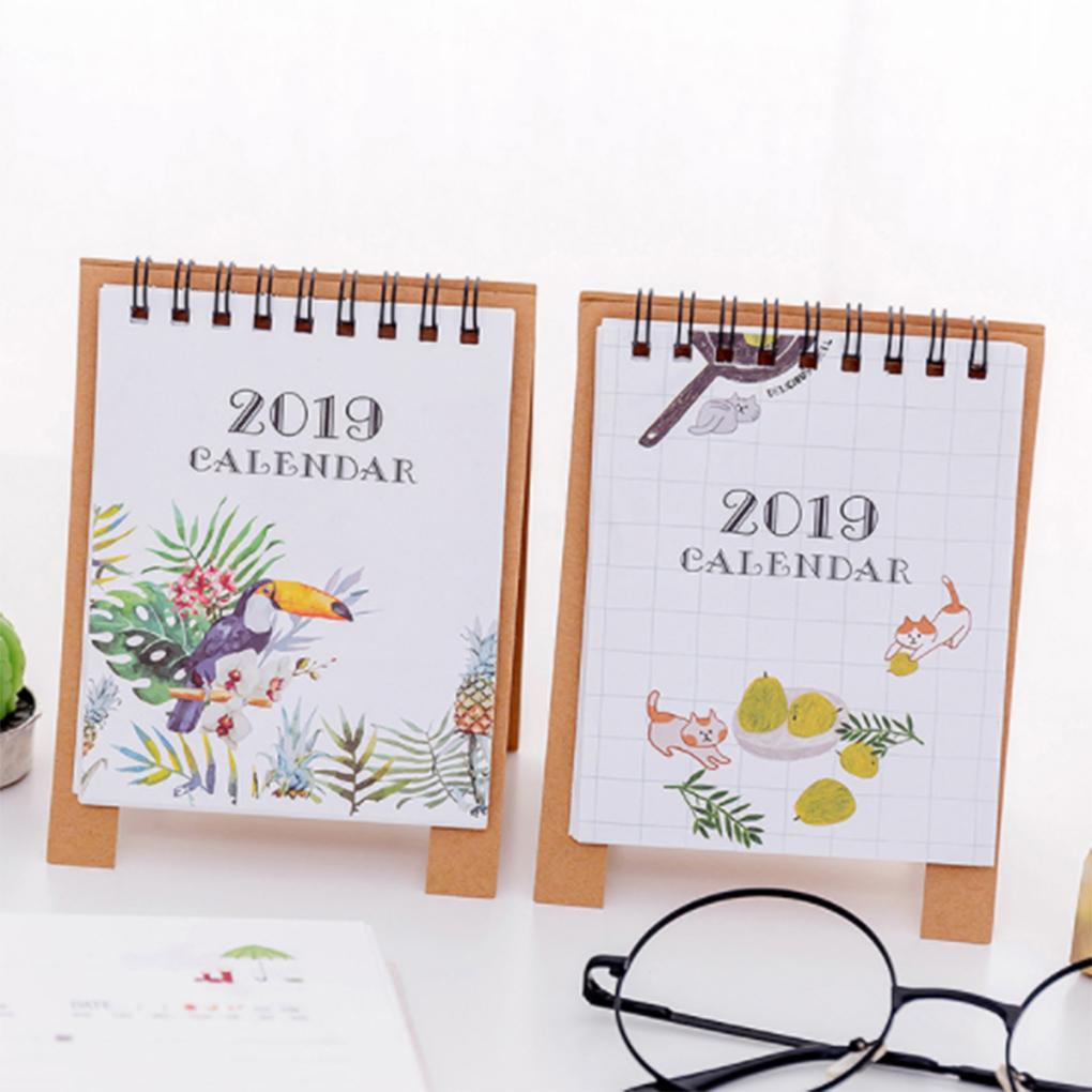 Lịch Để Bàn Dạng Đứng 2019 Tiện Dụng Cho Gia Đình / Văn Phòng