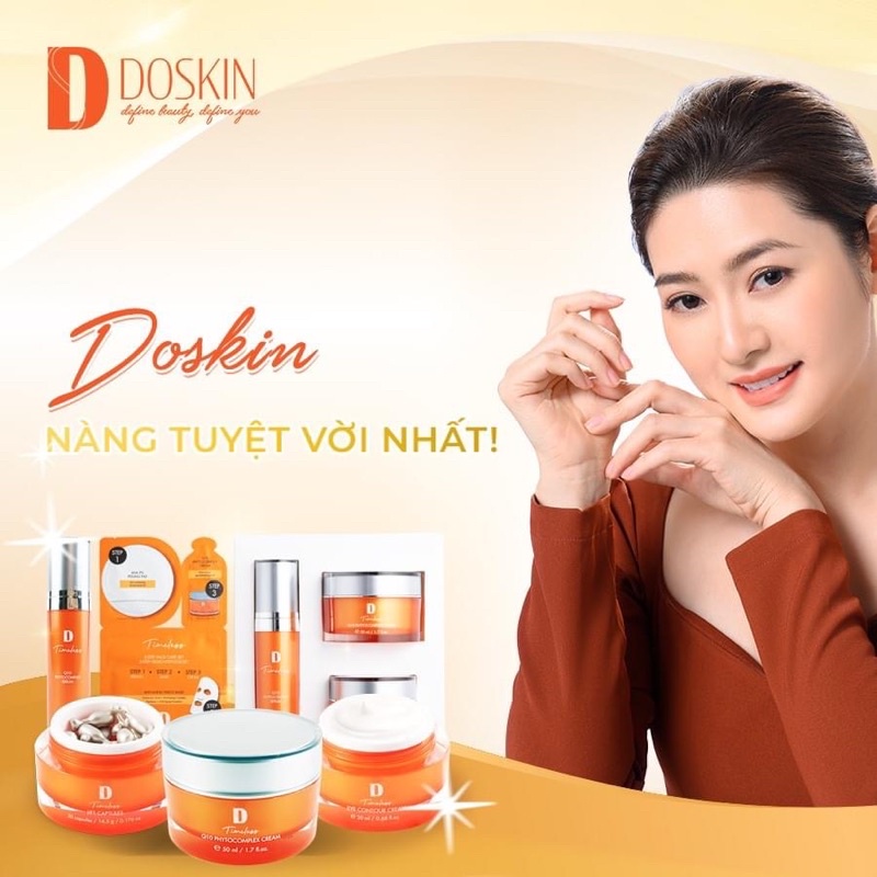 Bộ Sản Phẩm Chăm Da Toàn Diện Doskin Mỹ Phẩm Đức