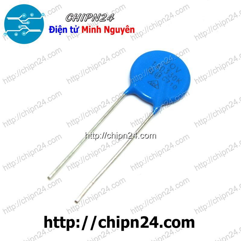 [5 CON] Tụ chống sét Varistor 14D330K 14D 33V