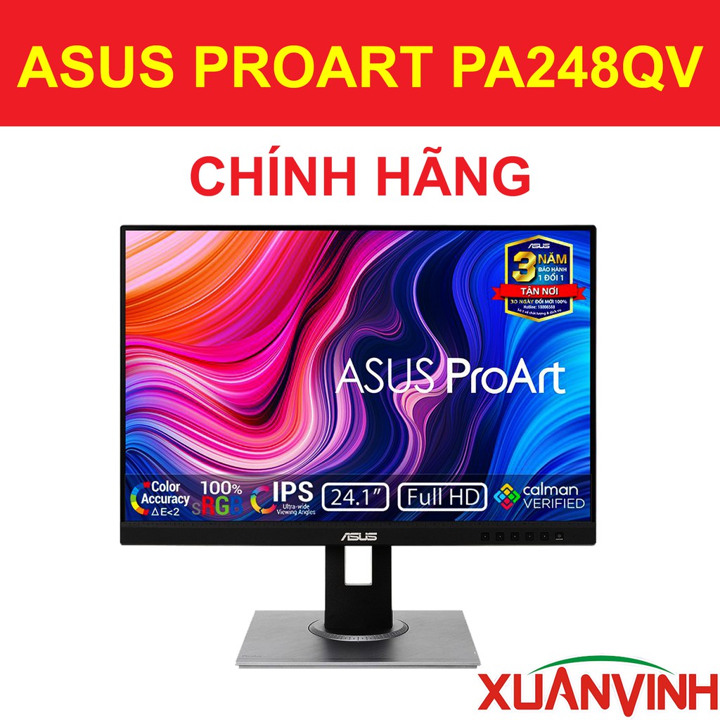 [Mã SKAMA07 giảm 8% đơn 250k]Màn Hình ASUS PRO ART PA248QV 24inch FHD IPS 75HZ Chuyên Đồ Họa Cao Cấp | BigBuy360 - bigbuy360.vn