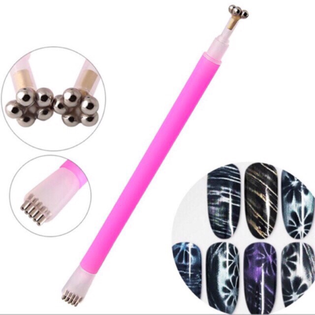 Nam châm mắt mèo 2 đầu hình hoa