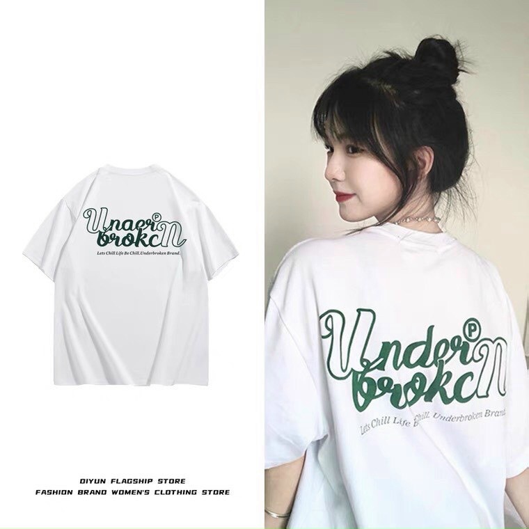 Áo Thun Unisex Nam Nữ Cổ Bẻ Form Rộng Tay Lỡ In Chữ Phong Cách Mẫu Mới HOT - CLITUS FASHION