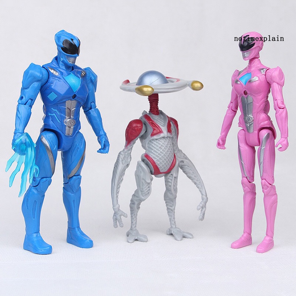 Set 6 mô hình nhân vật phim Power Rangers