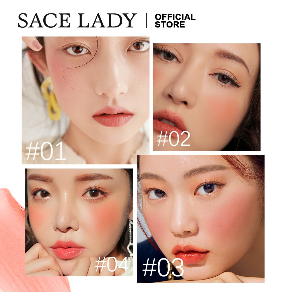 Kem má hồng SACE LADY dạng lỏng khối lượng nhẹ trang điểm phong cách Hàn 4ml