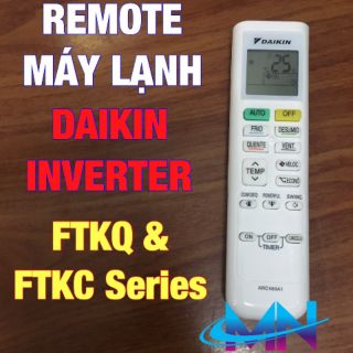REMOTE MÁY LẠNH DAIKIN INVERTER FTKQ & FTKC - ĐIỀU KHIỂN MÁY LẠNH DAIKIN DÒNG FTKQ & FTKC